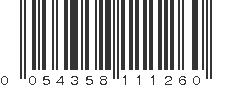 UPC 054358111260