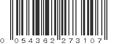 UPC 054362273107