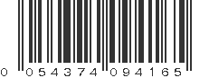 UPC 054374094165