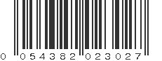 UPC 054382023027