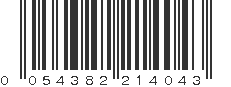 UPC 054382214043