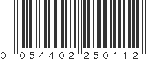 UPC 054402250112