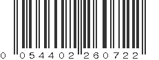 UPC 054402260722