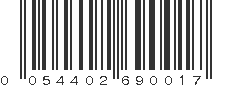 UPC 054402690017