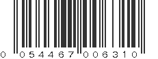 UPC 054467006310