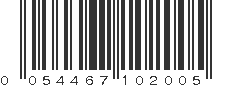 UPC 054467102005