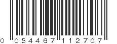 UPC 054467112707