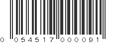 UPC 054517000091