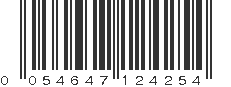 UPC 054647124254