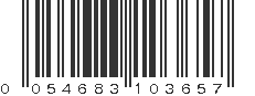 UPC 054683103657