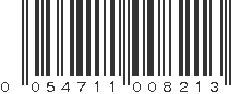 UPC 054711008213