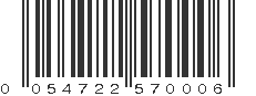 UPC 054722570006