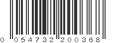 UPC 054732200368