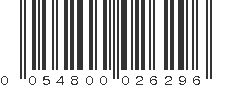 UPC 054800026296