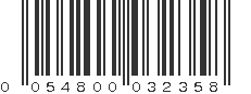 UPC 054800032358