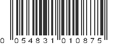 UPC 054831010875