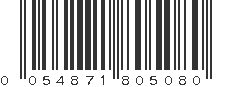 UPC 054871805080