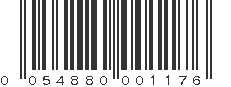 UPC 054880001176