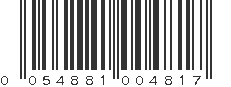 UPC 054881004817