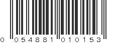 UPC 054881010153