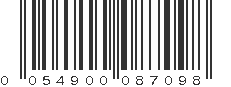 UPC 054900087098