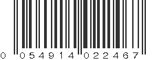 UPC 054914022467