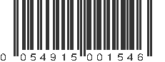 UPC 054915001547