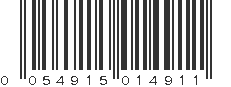 UPC 054915014911