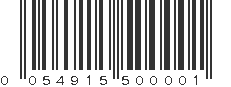 UPC 054915500001