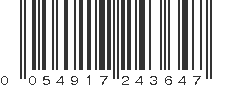 UPC 054917243647