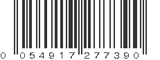 UPC 054917277390