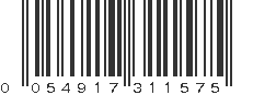 UPC 054917311575