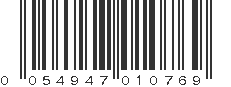 UPC 054947010769