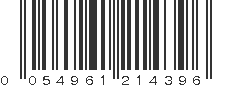 UPC 054961214396