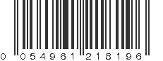 UPC 054961218196