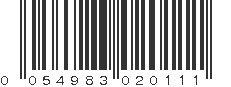 UPC 054983020111