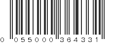 UPC 055000364331