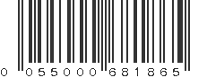 UPC 055000681865