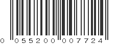 UPC 055200007724