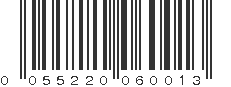 UPC 055220060013