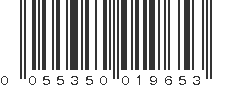 UPC 055350019653