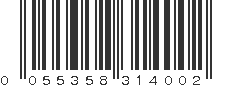 UPC 055358314002