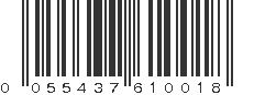 UPC 055437610018