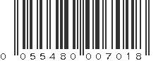 UPC 055480007018