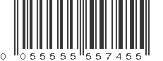 UPC 055555557455