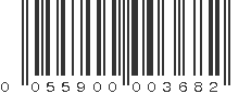 UPC 055900003682