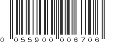 UPC 055900006706