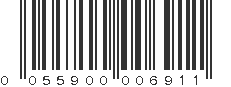 UPC 055900006911