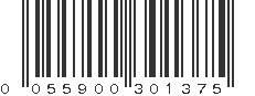 UPC 055900301375