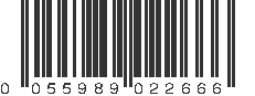 UPC 055989022666